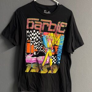 Barbie Black and Pink Graphic Tee for Men